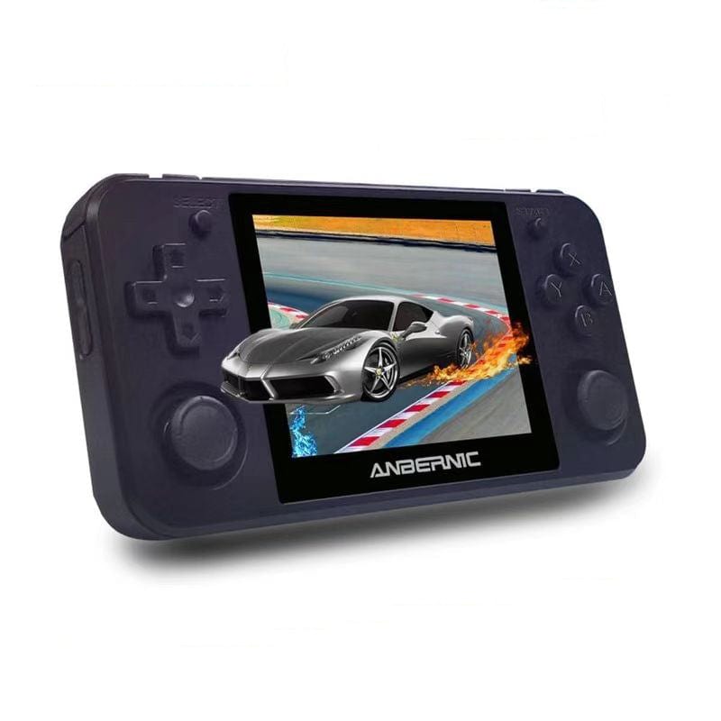 RG350P handheld, product photo from the manufacturer