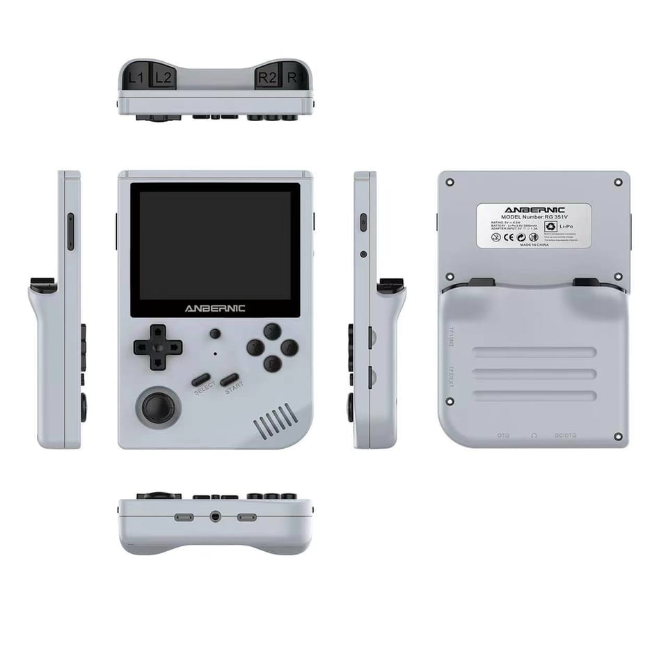 RG351V handheld, product photo from the manufacturer