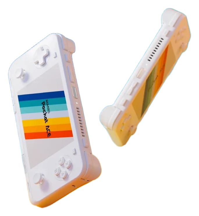 AYANEO Pocket ACE handheld, cut out from the manufacturer's product photo