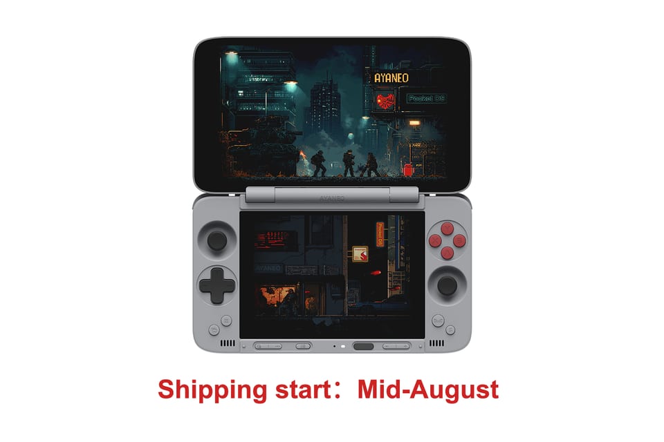 AYANEO Pocket DS handheld, product photo from the manufacturer