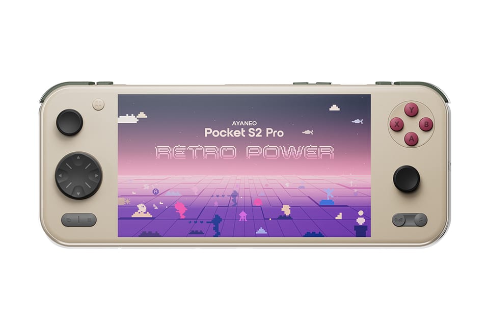 AYANEO Pocket S2 Pro handheld, product photo from the manufacturer