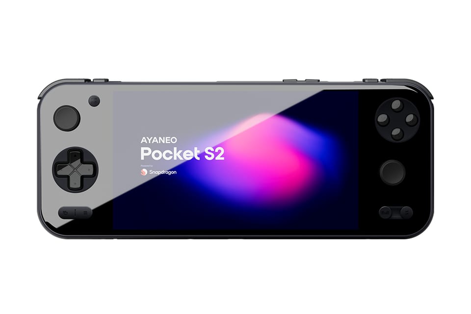 AYANEO Pocket S2 handheld, product photo from the manufacturer