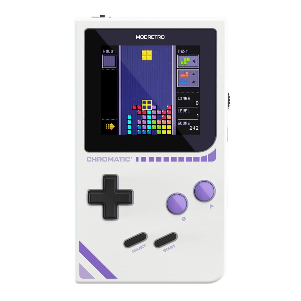 ModRetro Chromatic handheld, product photo from the manufacturer