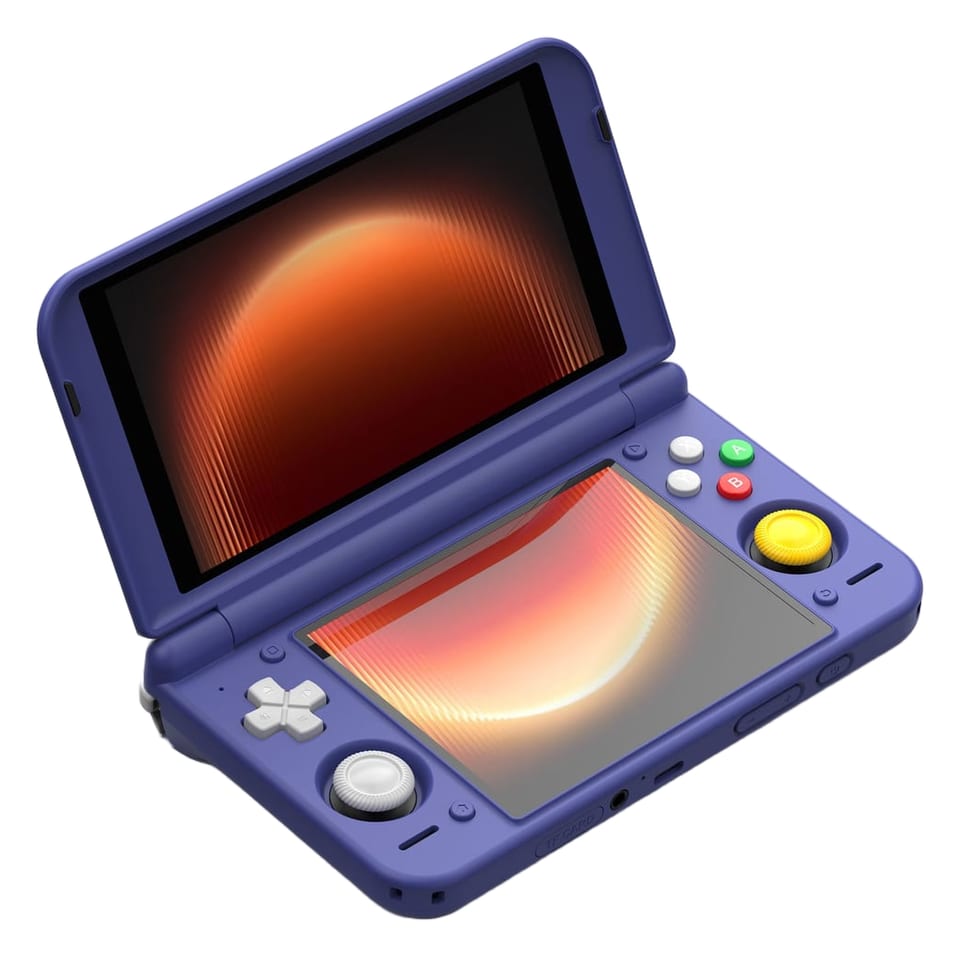 Retroid Pocket Duo handheld, cut out from the manufacturer's product photo
